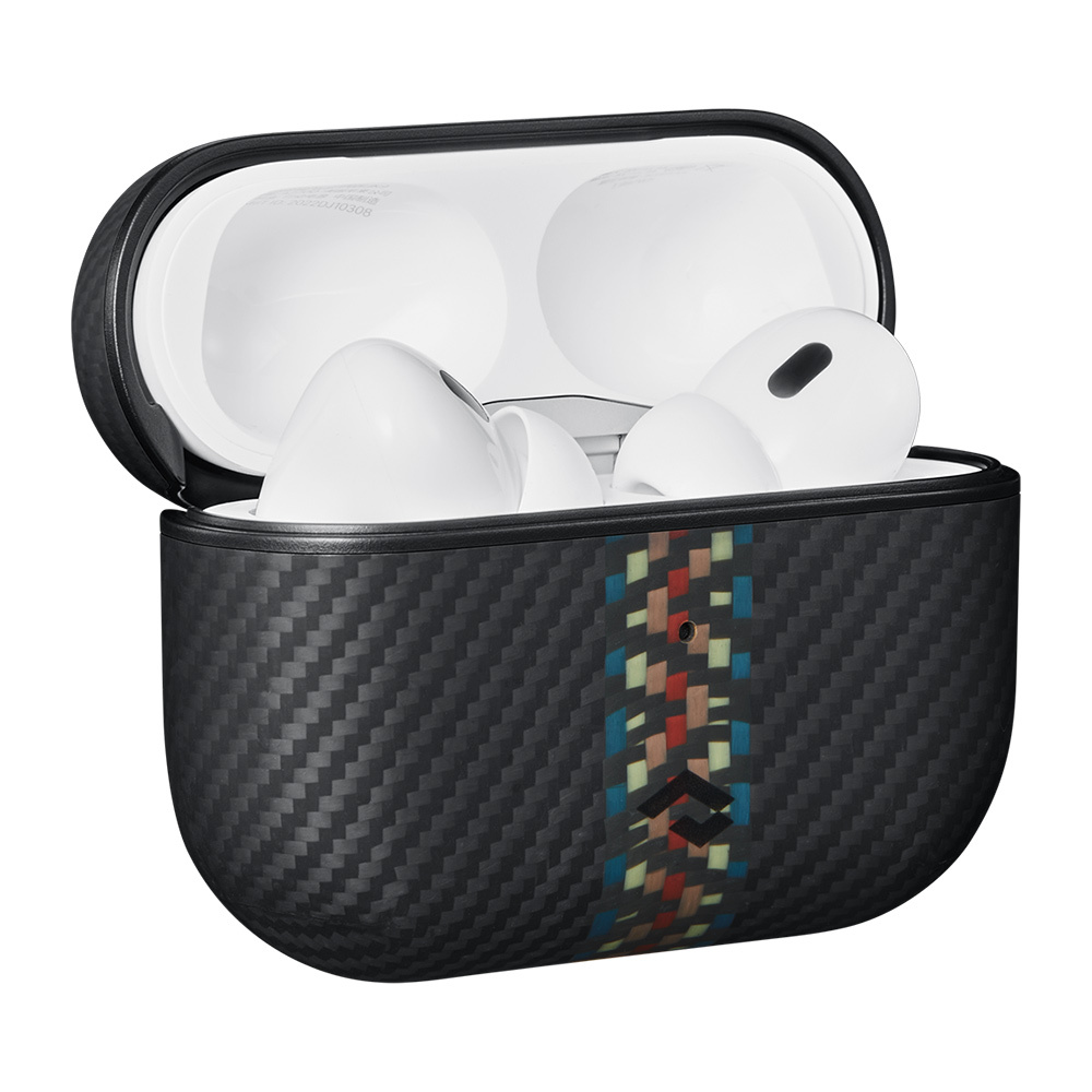 Apple Airpods Pro Kılıf 600D Aramid Fiber Pitaka Orchestra Serisi Rhapsody Kılıf - Görsel 5