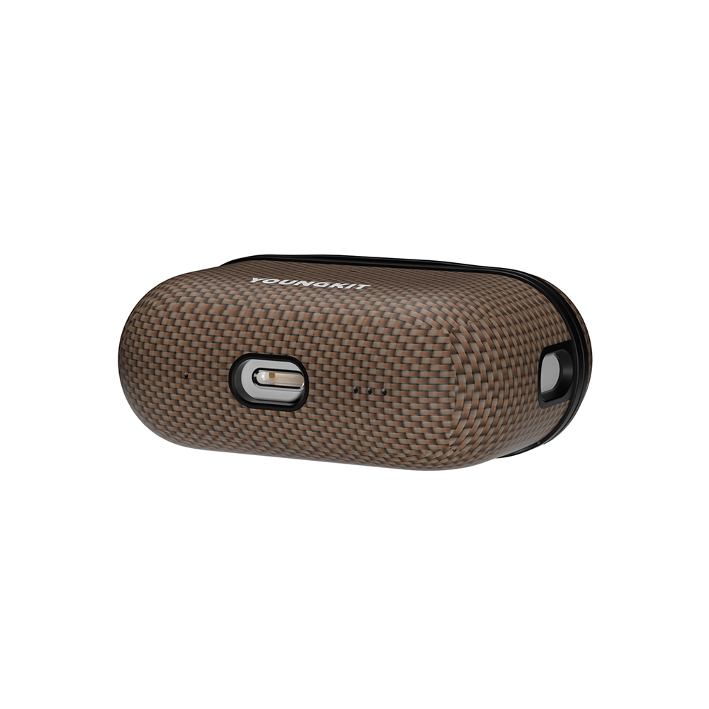 Apple Airpods Pro Kılıf M-safe Şarj Özellikli Aramid Fiber Youngkit 1500D Kevlar Extreme Wing Serisi Kapak