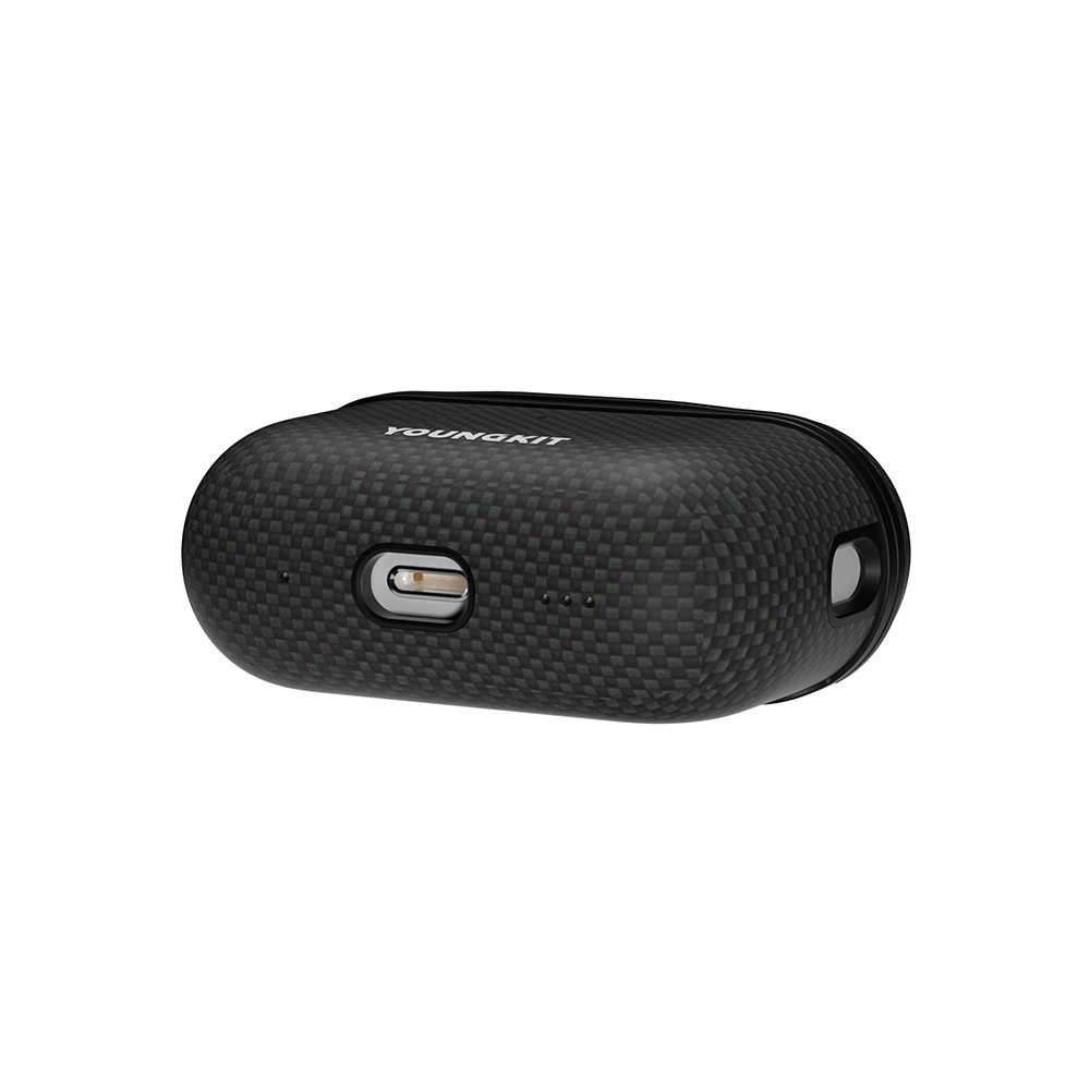 Apple Airpods Pro Kılıf M-safe Şarj Özellikli Aramid Fiber Youngkit 1500D Kevlar Extreme Wing Serisi Kapak