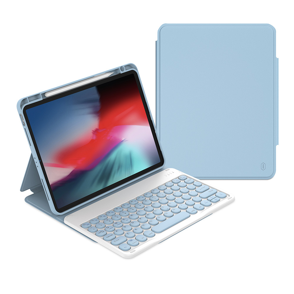 Apple iPad 10.9 2022 (10.Nesil) Wiwu Protective Gizli Kalem Bölmeli Klavyeli Kılıf - Görsel 3