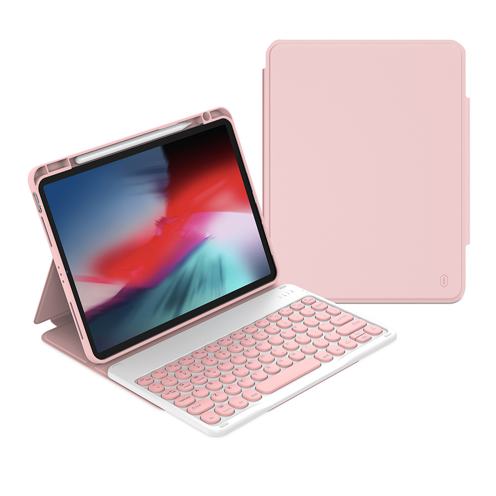 Apple iPad 10.9 2022 (10.Nesil) Wiwu Protective Gizli Kalem Bölmeli Klavyeli Kılıf - Görsel 4