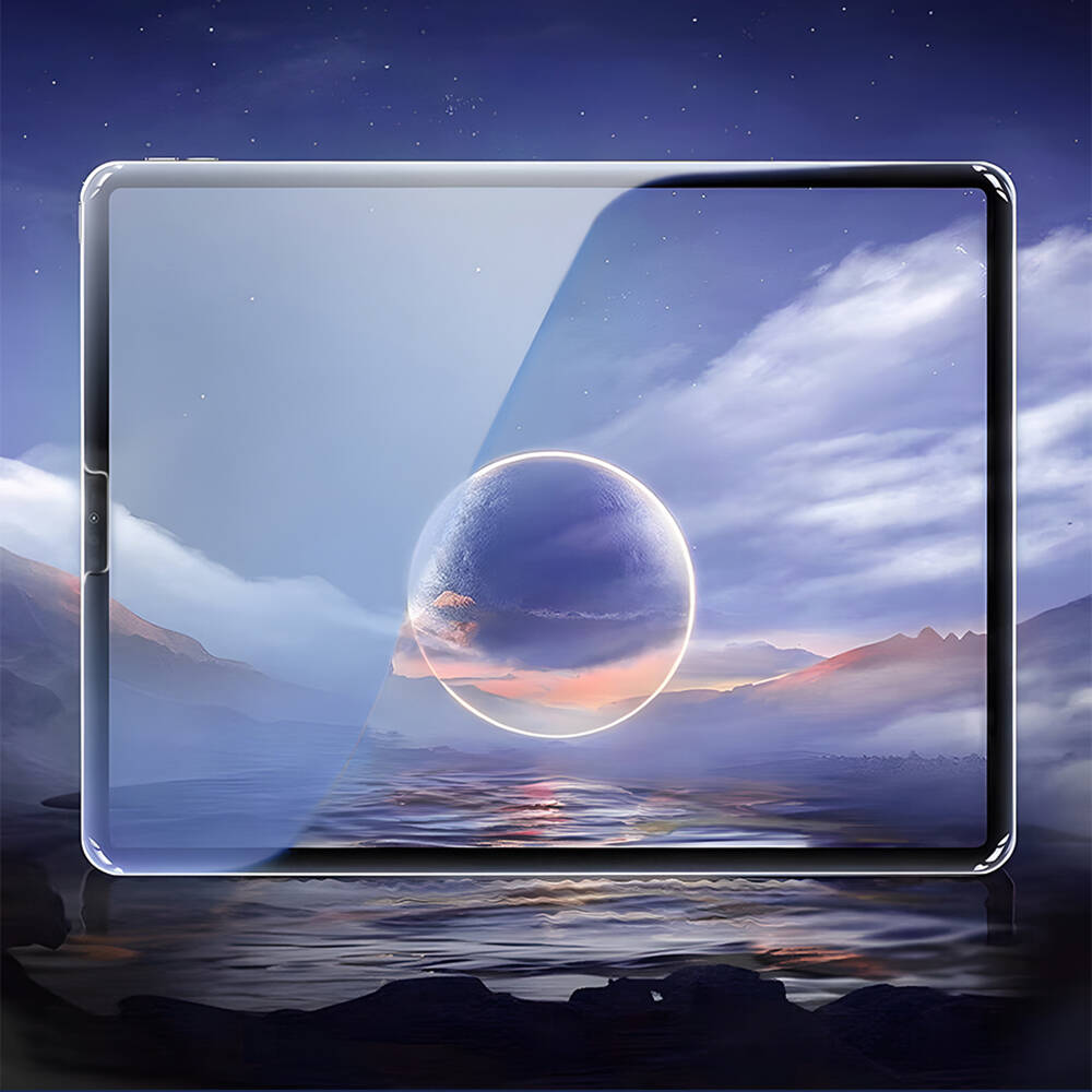 Apple iPad Air 10.9 2022 (5.Nesil) Wiwu Wi-GQ002 iVista 5 Katmanlı Temperli Cam Ekran Koruyucu + Kolay Uygulama Aparatı - Görsel 3