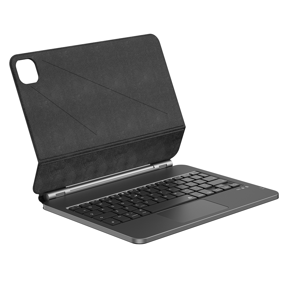 Apple iPad Air 11 2025 M3 Wiwu MK-003 Gizli Kalem Bölmeli Klavyeli Standlı Kılıf