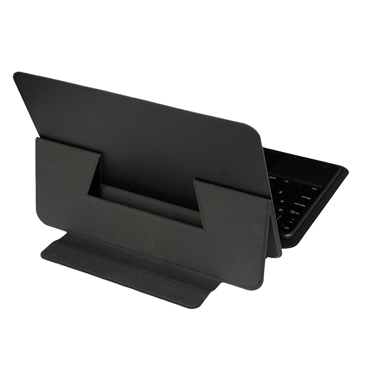 Apple iPad Air 11 2025 M3 Zore Border Keyboard Bluetooh Bağlantılı Standlı Klavyeli Tablet Kılıfı