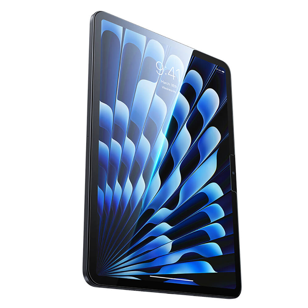 Apple iPad Air 13 2024 Benks King Kong Eğimli Kenar Oleofobik Özellikli Temperli Cam Ekran Koruyucu - Görsel 3