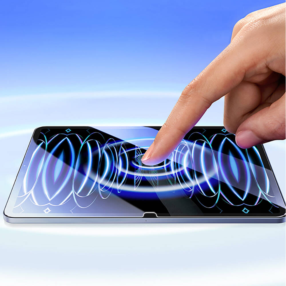 Apple iPad Air 13 2024 Wiwu Wi-GQ003 iVista Serisi Oleofobik HD Temperli Cam Ekran Koruyucu - Görsel 6
