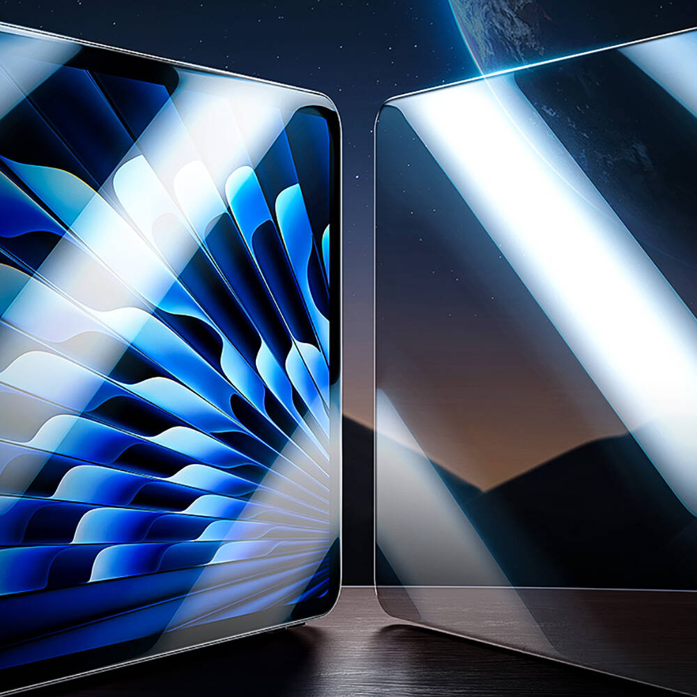Apple iPad Air 13 2025 M3 Benks King Kong Eğimli Kenar Oleofobik Özellikli Temperli Cam Ekran Koruyucu - Görsel 7