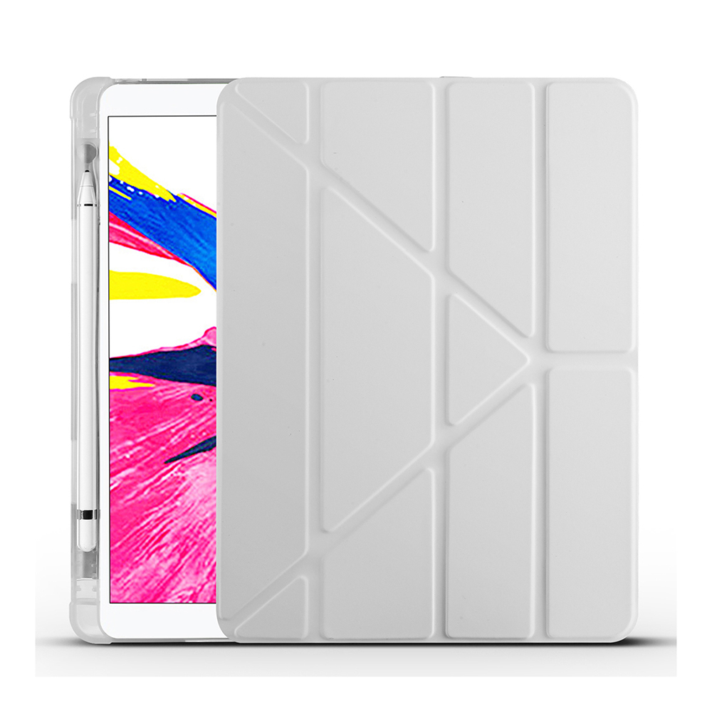 Apple iPad Pro 10.5 (7.Nesil) Kılıf Zore Tri Folding Kalem Bölmeli Standlı Kılıf - Görsel 5