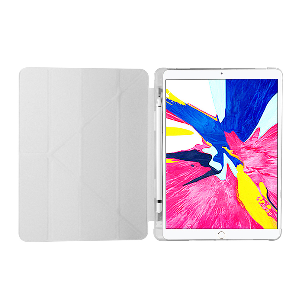Apple iPad Pro 10.5 (7.Nesil) Kılıf Zore Tri Folding Kalem Bölmeli Standlı Kılıf - Görsel 8