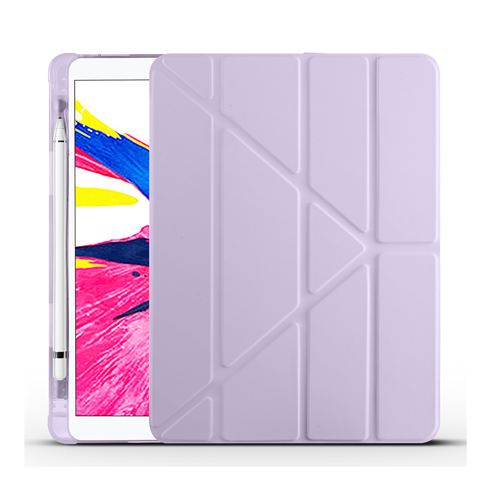 Apple iPad Pro 10.5 (7.Nesil) Kılıf Zore Tri Folding Kalem Bölmeli Standlı Kılıf - Görsel 7