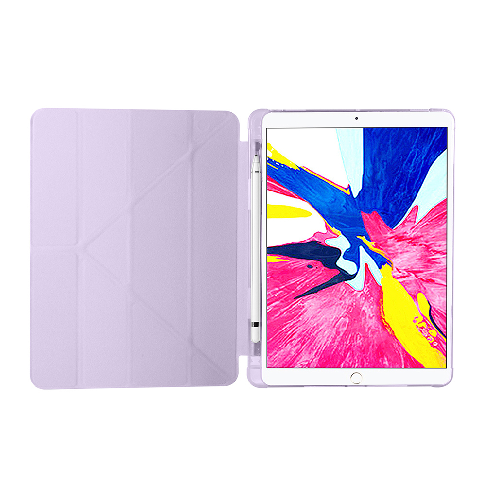 Apple iPad Pro 10.5 (7.Nesil) Kılıf Zore Tri Folding Kalem Bölmeli Standlı Kılıf - Görsel 9