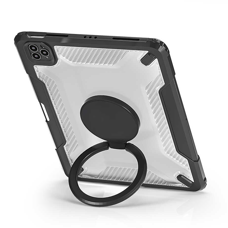 Apple iPad Pro 11 2020 (2.Nesil) Wiwu Mecha Dönebilen Standlı Tablet Kılıfı - Görsel 5