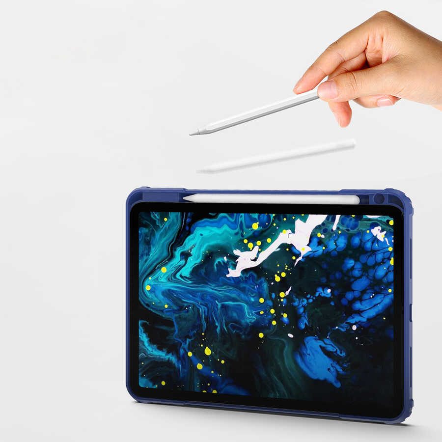 Apple iPad Pro 11 2020 (2.Nesil) Wiwu Mecha Dönebilen Standlı Tablet Kılıfı - Görsel 14