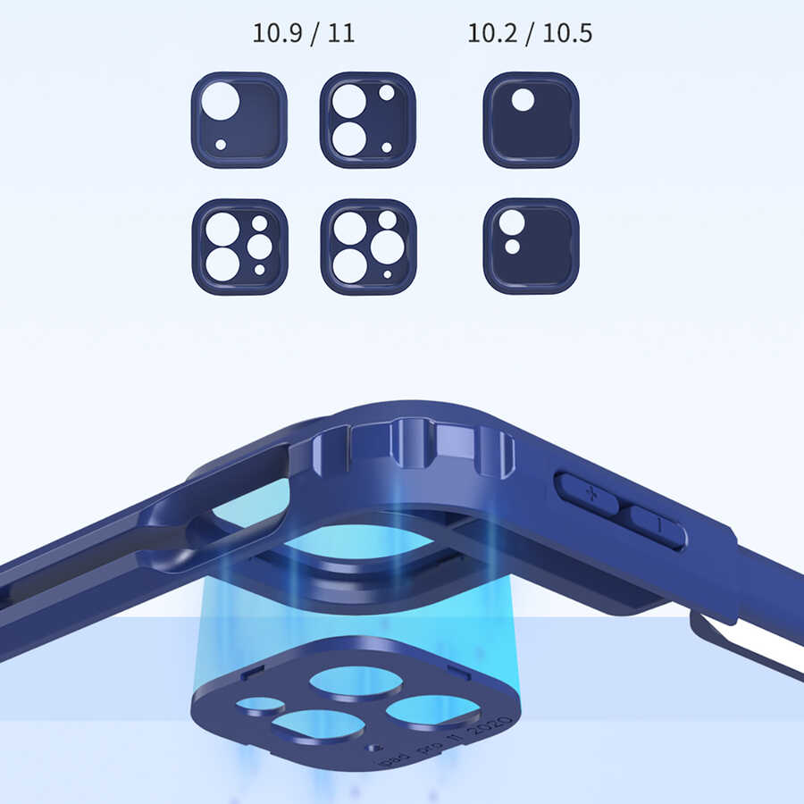 Apple iPad Pro 11 2020 (2.Nesil) Wiwu Mecha Dönebilen Standlı Tablet Kılıfı - Görsel 8