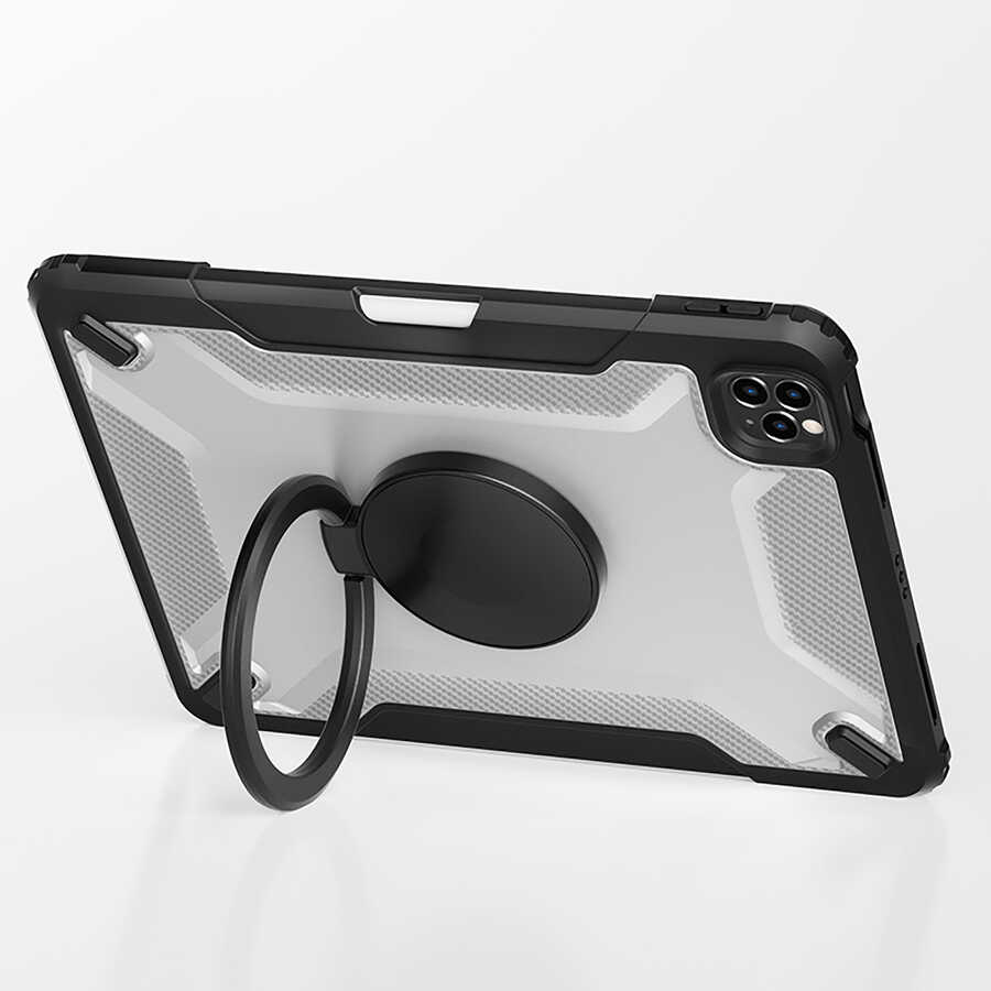 Apple iPad Pro 11 2020 (2.Nesil) Wiwu Mecha Dönebilen Standlı Tablet Kılıfı - Görsel 3