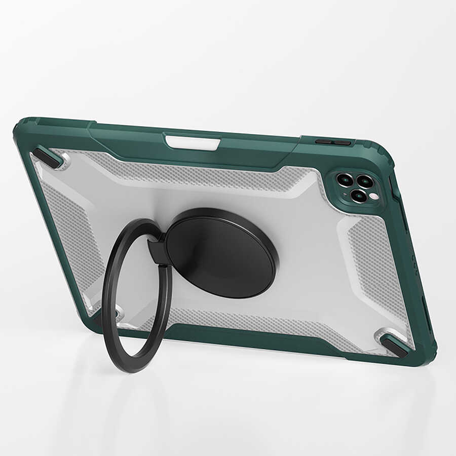 Apple iPad Pro 11 2020 (2.Nesil) Wiwu Mecha Dönebilen Standlı Tablet Kılıfı - Görsel 4