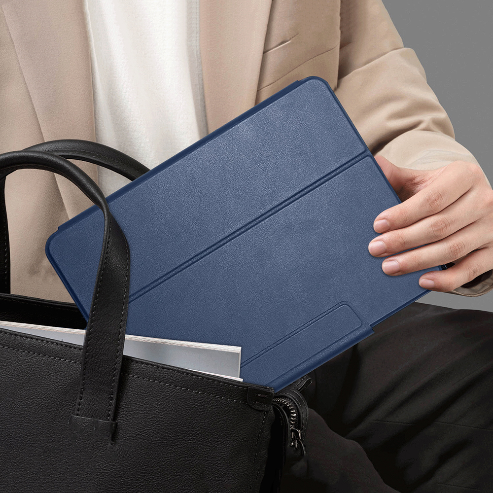 Apple iPad Pro 11 2024 Raptic Spin Detachable Folio PU Ayrılabilir Kalem Bölmeli Standlı Kılıf - Görsel 19