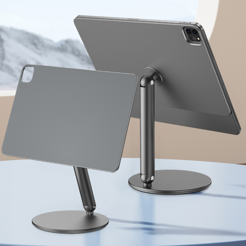 Apple iPad Pro 13 2025 M5 Wiwu ZM-310 360 Derece Dönebilen Magnetik Başlıklı Tablet Standı - Görsel 10