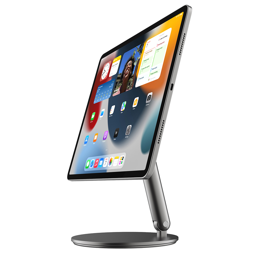 Apple iPad Pro 13 2025 M5 Wiwu ZM-310 360 Derece Dönebilen Magnetik Başlıklı Tablet Standı - Görsel 2