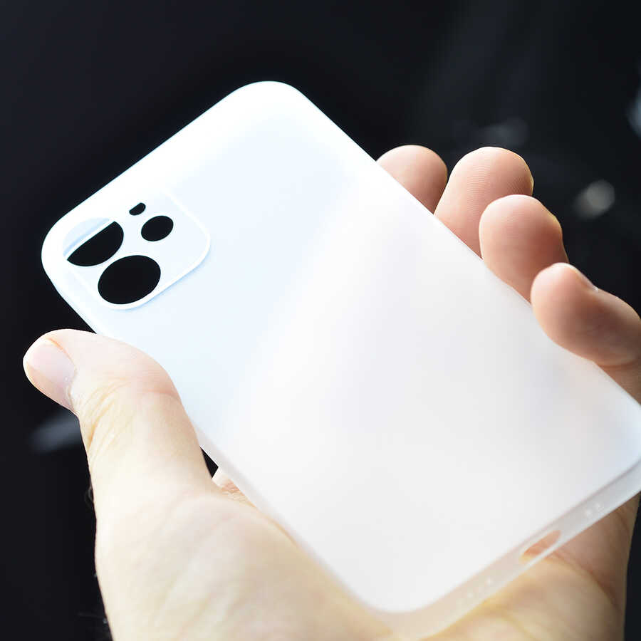 Apple iPhone 12 Kılıf Zore 1.Kalite PP Silikon - Görsel 8