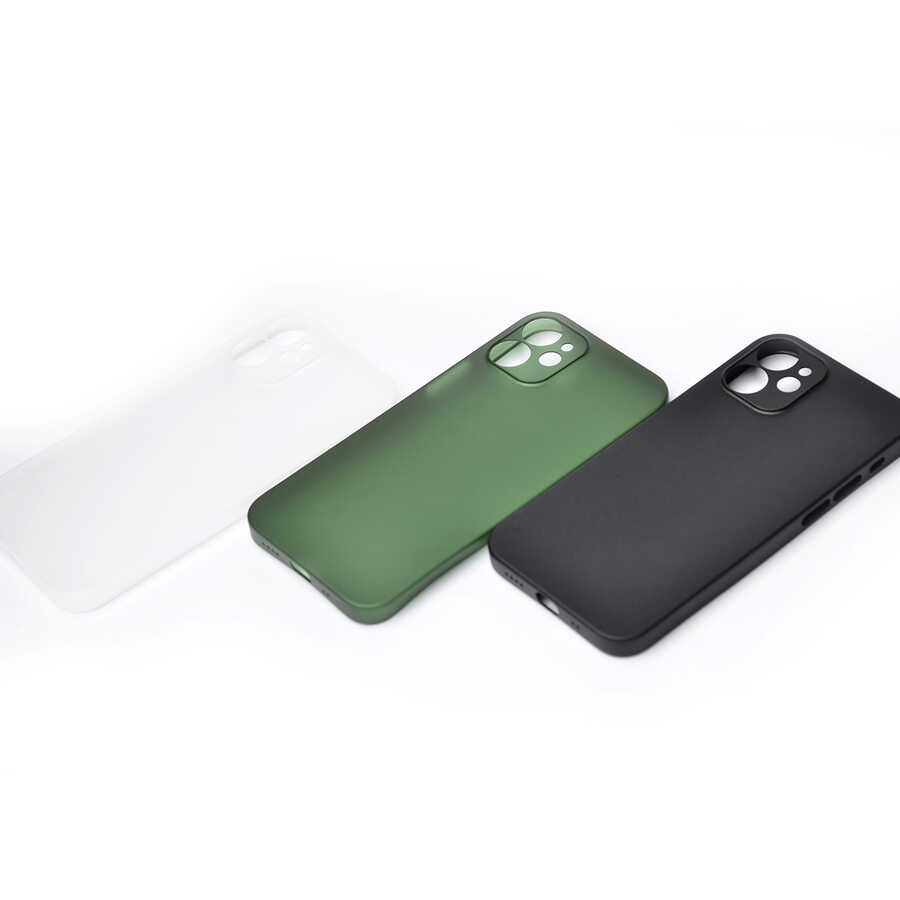 Apple iPhone 12 Kılıf Zore 1.Kalite PP Silikon - Görsel 3