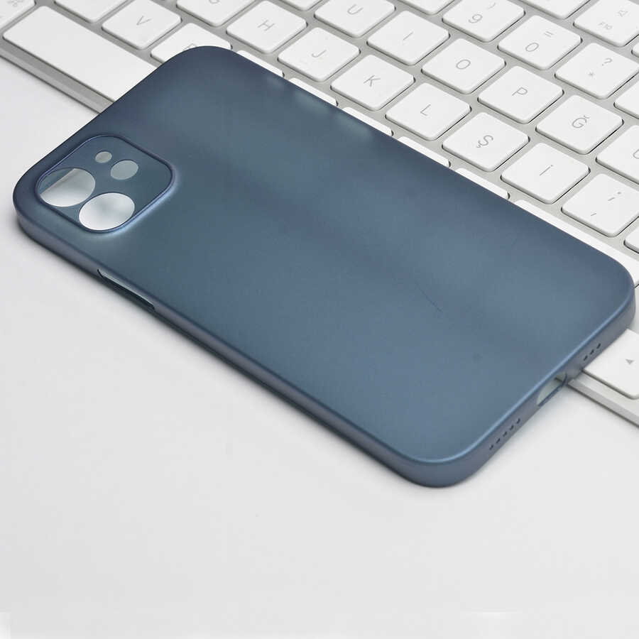 Apple iPhone 12 Kılıf Zore 1.Kalite PP Silikon - Görsel 4