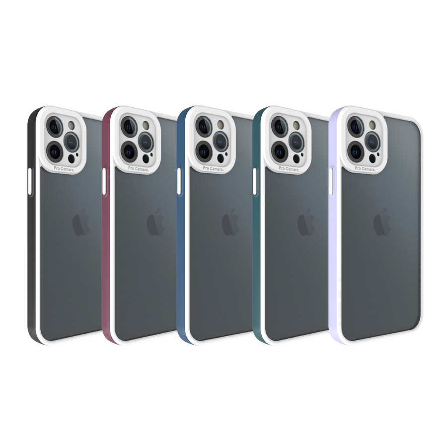 Apple iPhone 12 Pro Max Kılıf Zore Mima Kapak - Görsel 2