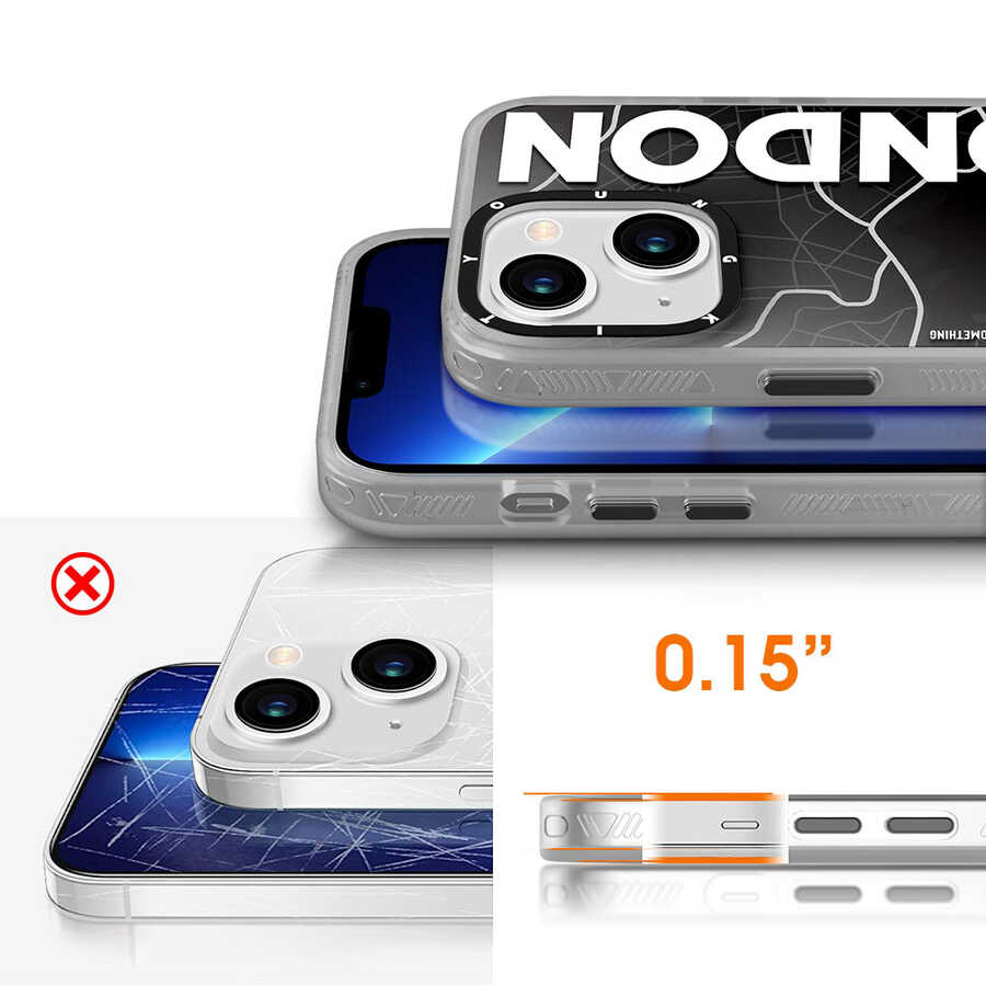Apple iPhone 13 Kılıf YoungKit World Trip Serisi Kapak - Görsel 5