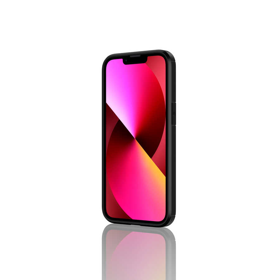 Apple iPhone 13 Mini Kılıf Zore İnoks Kapak - Görsel 4