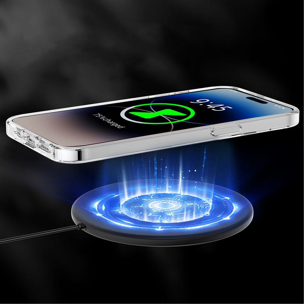 Apple iPhone 13 Pro Kılıf M-safe Şarj Özellikli Youngkit Coloured Glaze Serisi Kapak - Görsel 5