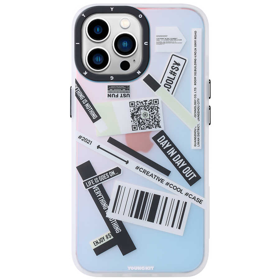 Apple iPhone 13 Pro Kılıf YoungKit Fashion Culture Time Serisi Kapak