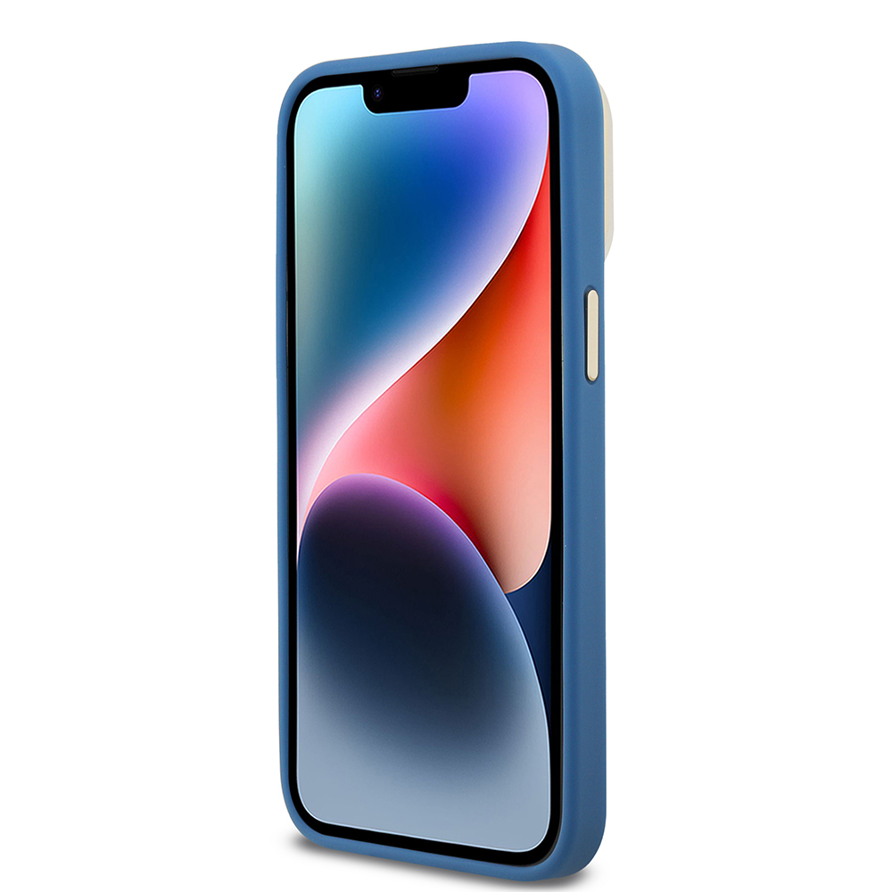 Apple iPhone 13 Pro Max Kılıf Guess Orjinal Lisanslı PU Deri 4G Desenli Metal Büyük 4G ve Yazı Logolu Kamera Standlı Kapak - Görsel 5