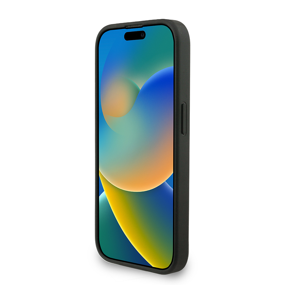 Apple iPhone 13 Pro Max Kılıf Guess Orjinal Lisanslı PU Deri Bilek Askı İpli Metal Büyük 4G ve Yazı Logolu Kapak - Görsel 5