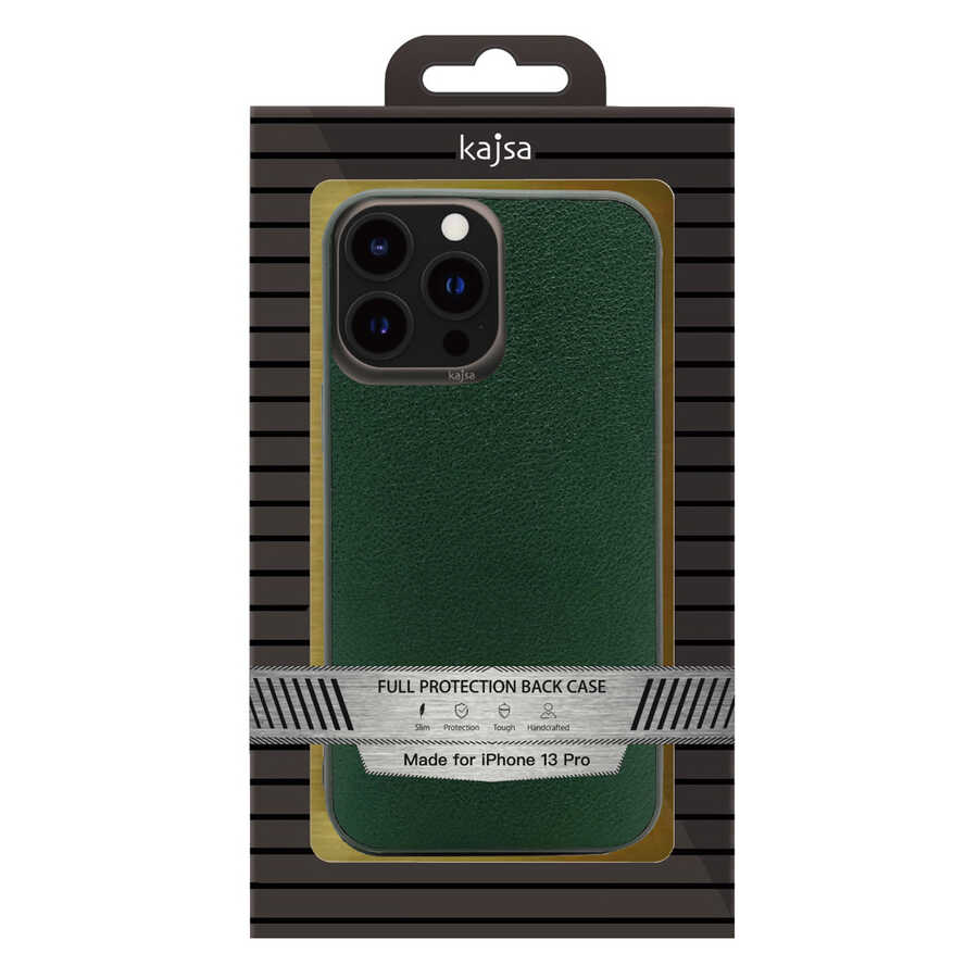 Apple iPhone 13 Pro Max Kılıf Kajsa Luxe Collection Hakiki Deri Kapak - Görsel 4