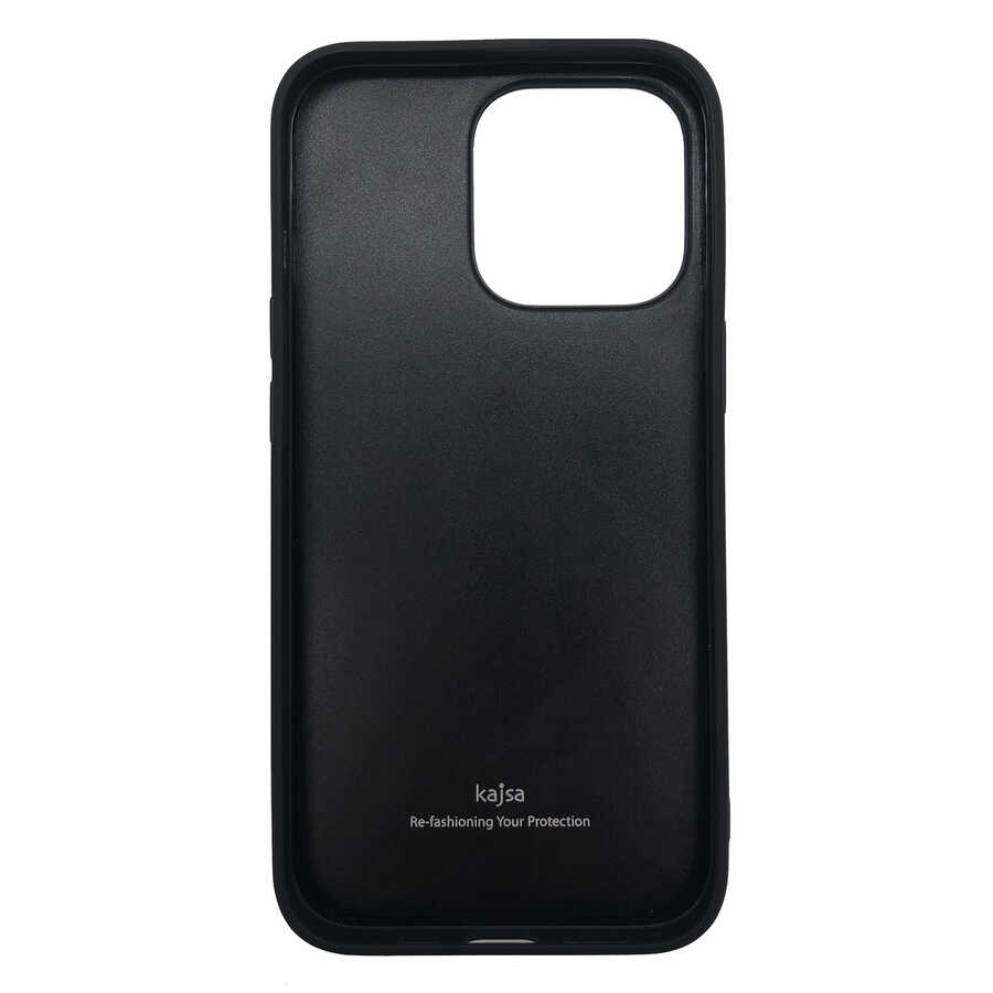 Apple iPhone 13 Pro Max Kılıf Kajsa Preppie Collection Pu Deri Kapak - Görsel 5