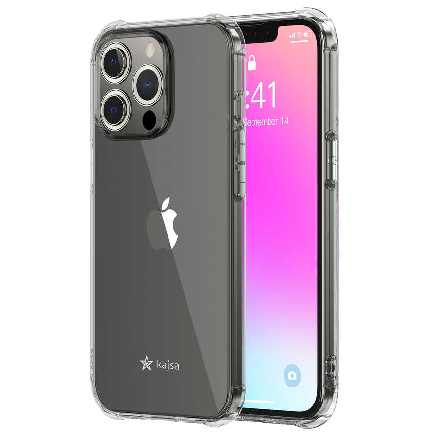 Apple iPhone 13 Pro Max Kılıf Kajsa Transparent Kapak