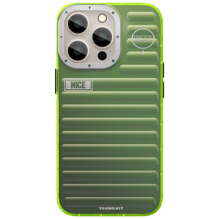 Apple iPhone 13 Pro Max Kılıf YoungKit Plain Coloured Serisi Kapak - Görsel 4