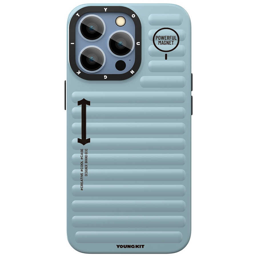 Apple iPhone 13 Pro Max Kılıf YoungKit Plain Coloured Serisi Kapak - Görsel 5