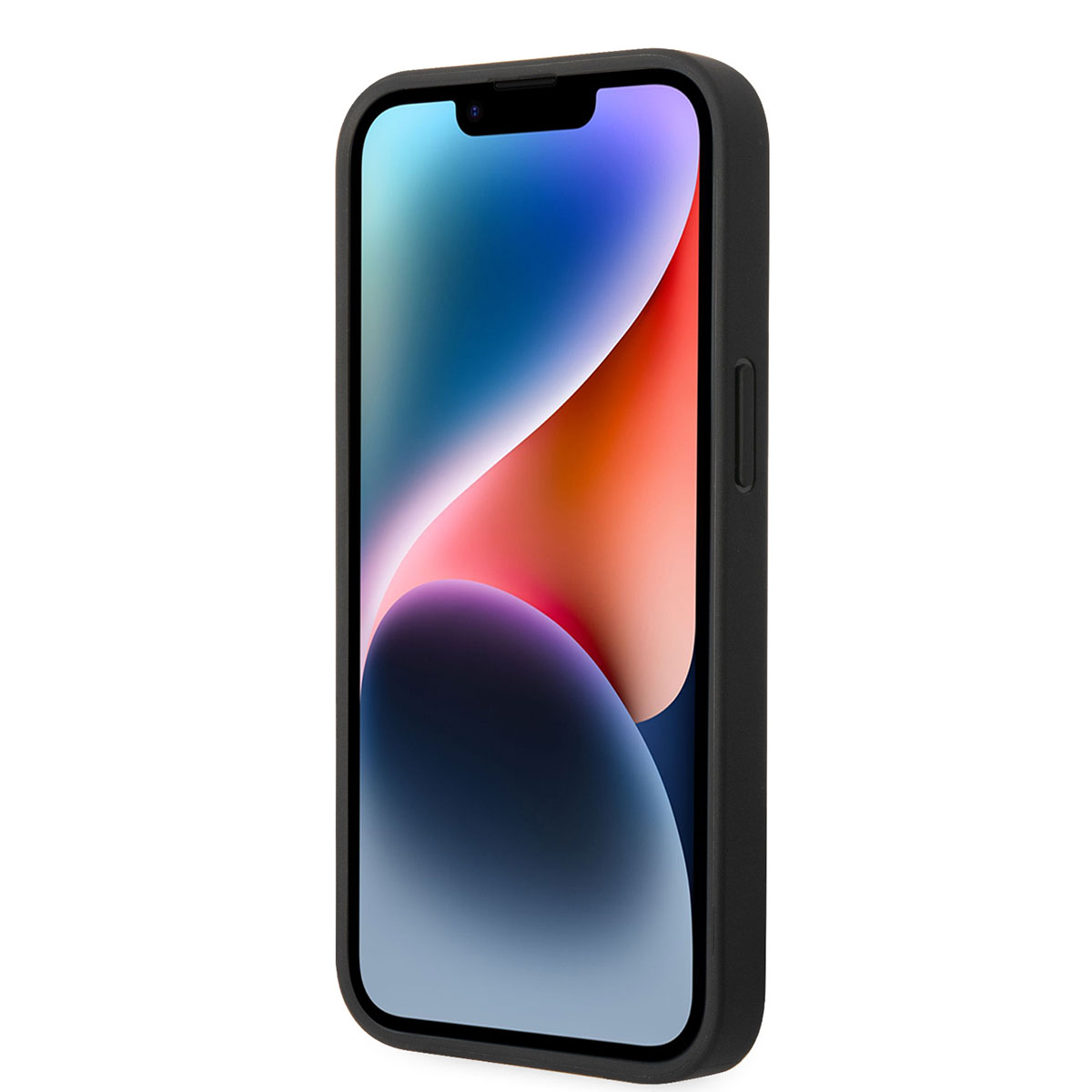 Apple iPhone 14 Kılıf Ferrari M-safe Şarj Özellikli Deri Kenarları Damgalı Dizayn Kapak - Görsel 4
