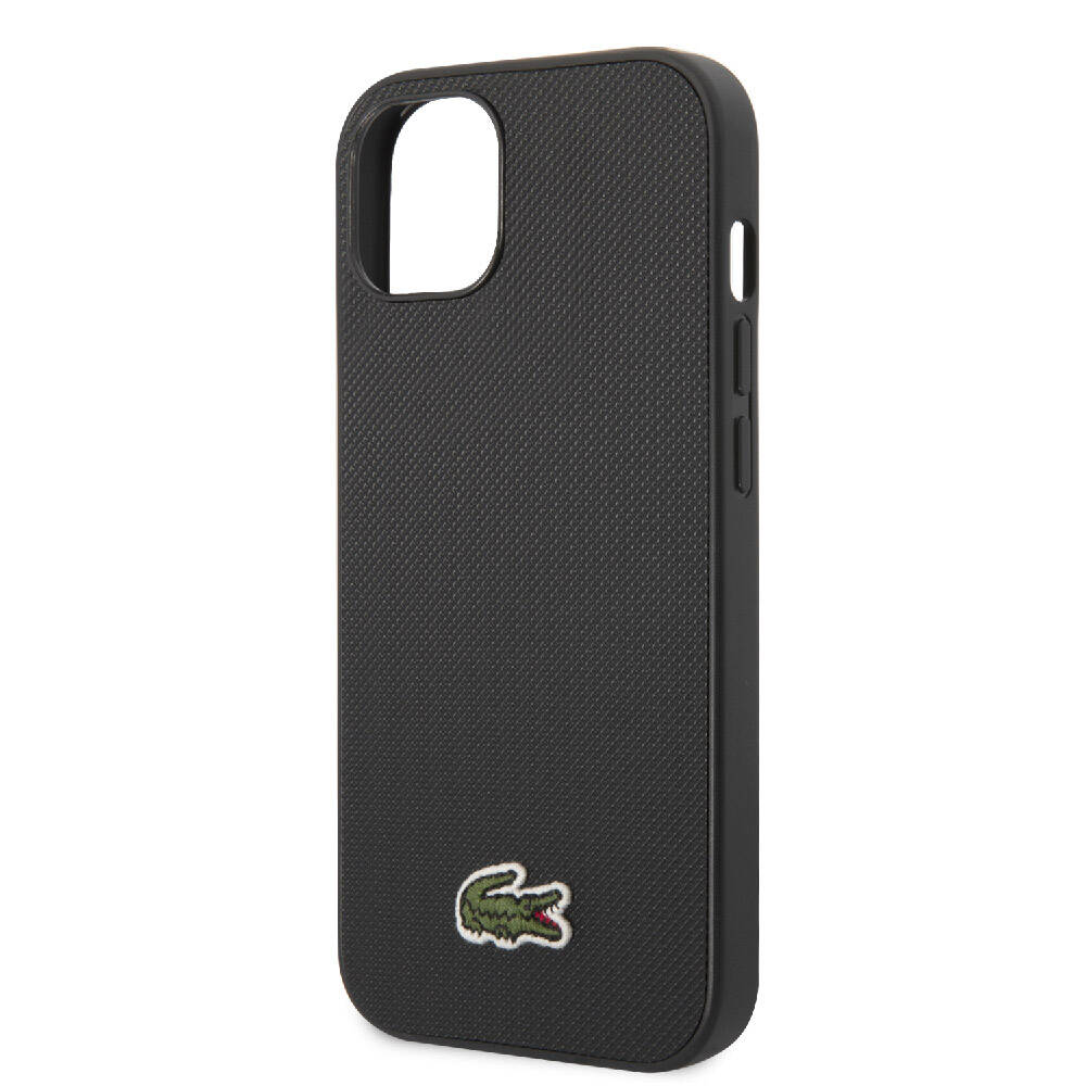 Apple iPhone 14 Kılıf Lacoste Orjinal Lisanslı PU Pike Desenli Arka Yüzey İkonik Timsah Dokuma Logolu Kapak - Görsel 6