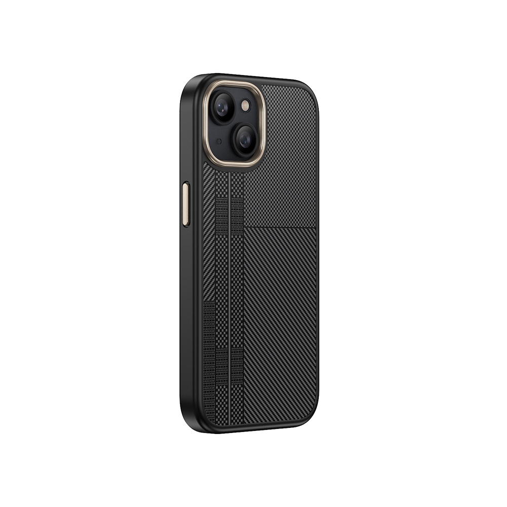 Apple iPhone 14 Kılıf M-safe Şarj Özellikli Karbon Fiber Görünümlü Zore Antina Kapak