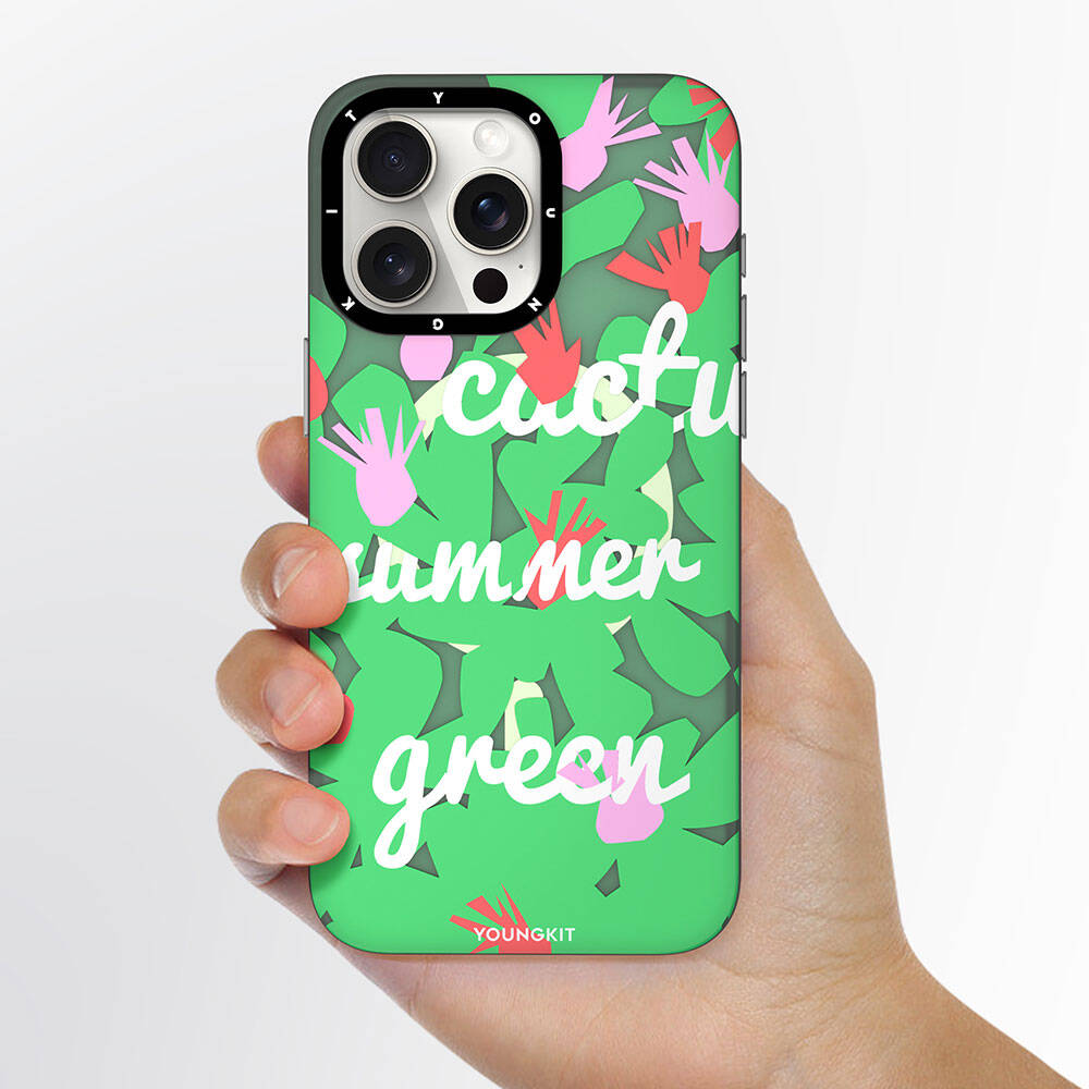 Apple iPhone 14 Kılıf M-safe Şarj Özellikli Yaz Meyvesi Desenli Youngkit Fruity Flavour Serisi Kapak - Görsel 10