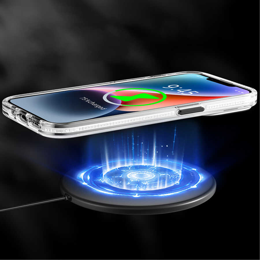 Apple iPhone 14 Kılıf M-safe Şarj Özellikli Youngkit Water-Ink Serisi Kapak - Görsel 5
