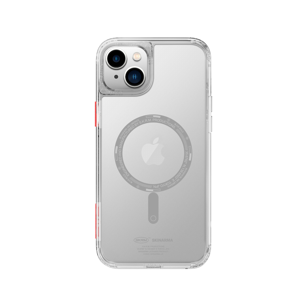 Apple iPhone 14 Kılıf SkinArma Şeffaf Airbag Tasarımlı M-safe Şarj Özellikli Saido Kapak
