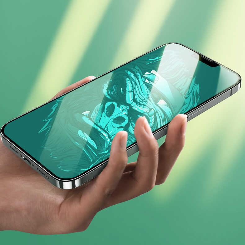 Apple iPhone 14 Plus Benks Little KingKong Anti-Blue Light Cam Ekran Koruyucu - Görsel 4