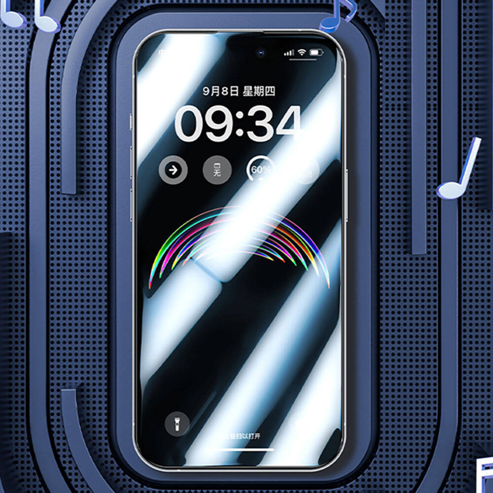 Apple iPhone 14 Pro Benks Anti-Dust Toz Önleyici Özellikli Gaming Ekran Koruyucu - Görsel 8