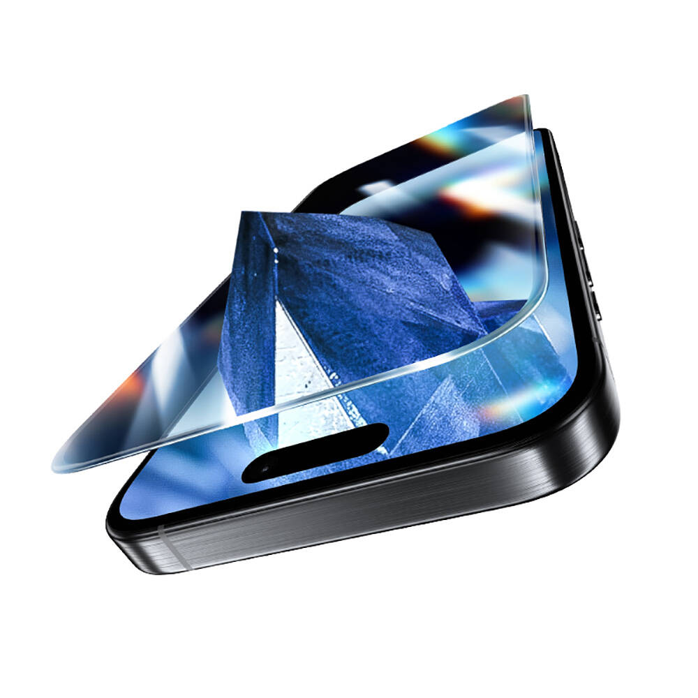 Apple iPhone 16 Pro Benks Glass Warrior Safir Coating 0.3mm Cam Ekran Koruyucu 10'lu Paket - Görsel 4