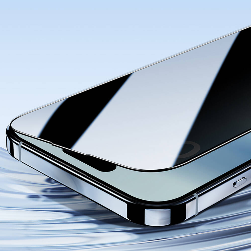 Apple iPhone 14 Pro Benks Ultra Shield 0.4mm Privacy Ekran Koruyucu + Kolay Uygulama Aparatlı - Görsel 4