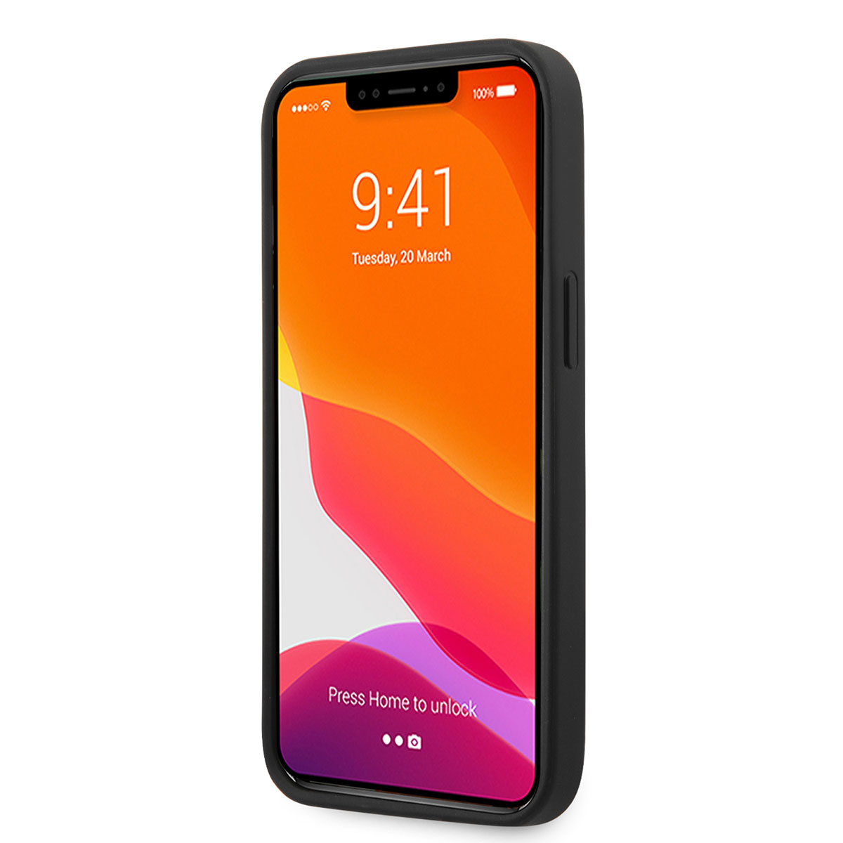 Apple iPhone 14 Pro Kılıf Ferrari PU Deri Ve Karbon Dizayn Kapak - Görsel 4