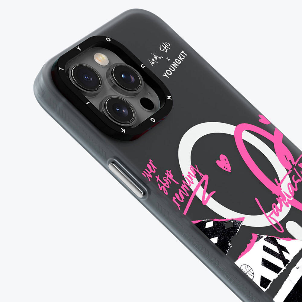 Apple iPhone 14 Pro Kılıf M-safe Şarj Özellikli Shu Tasarımlı Youngkit Dreamland Serisi Kapak - Görsel 7